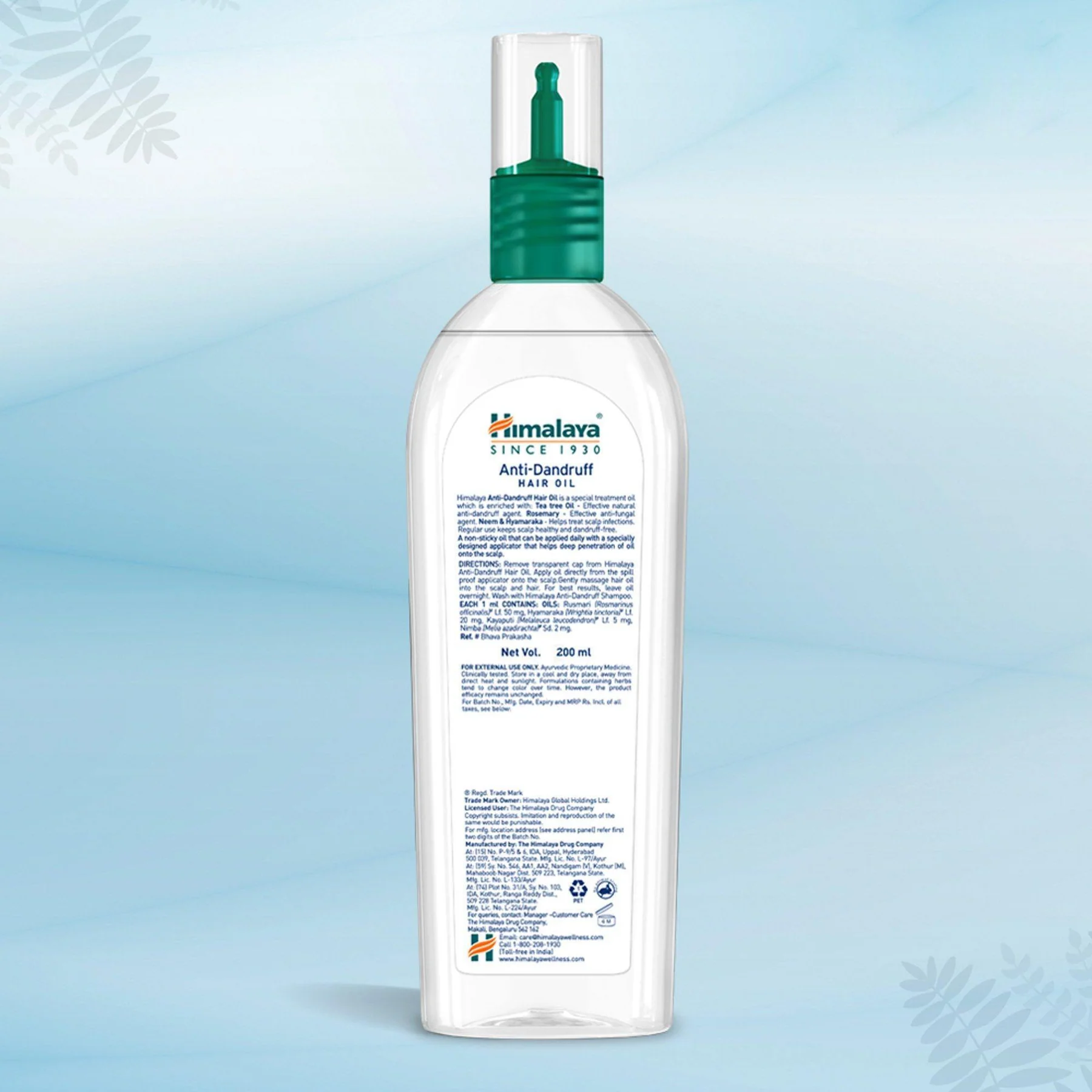 Himalaya Anti-Dandruff Hair Oil Back Size
